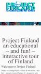 Mobile Screenshot of projectfinland.org